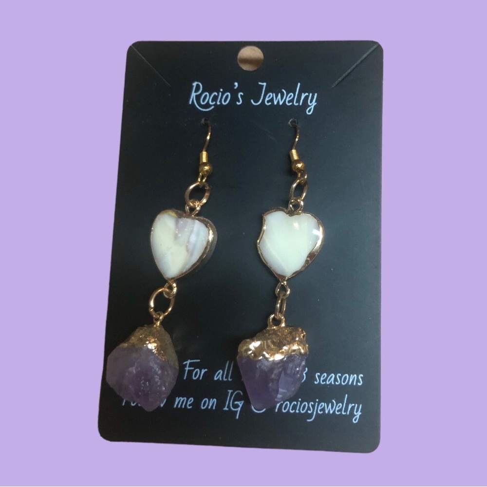 Gold plated earrings